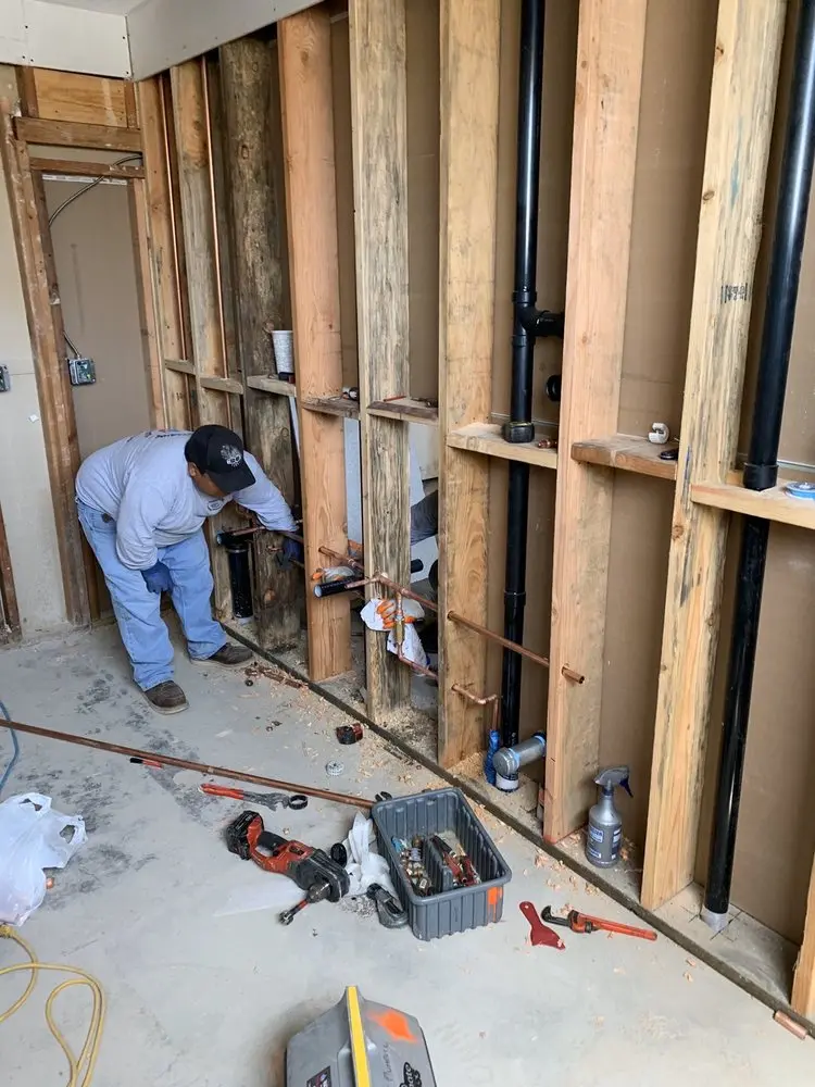 Commercial rough-in plumbing for Trenchless Sewer Repair in Port Washington